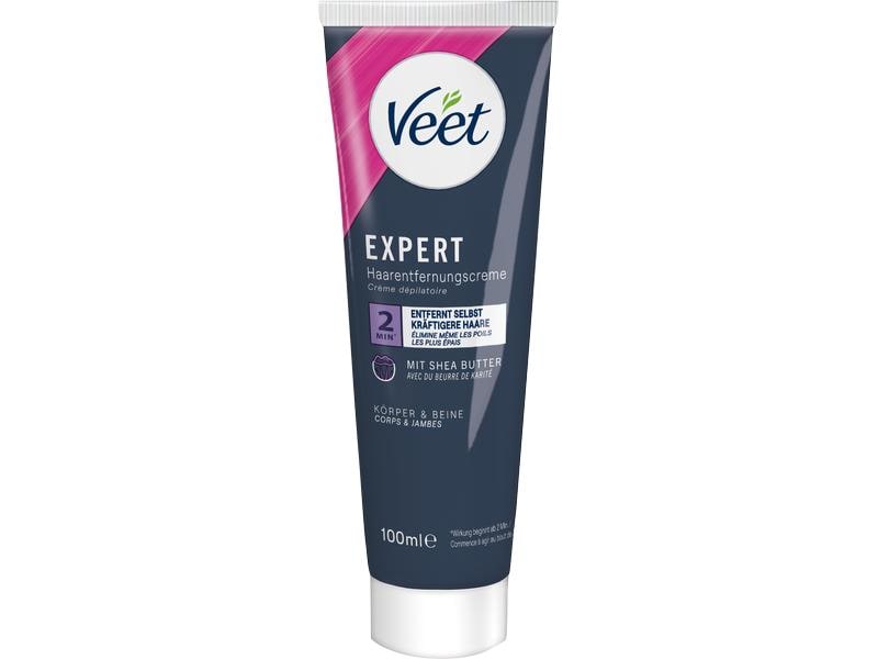 Veet Haarentfernungscreme Körper & Beine 100 ml Einfache Haarentfernung für alle Hauttypen