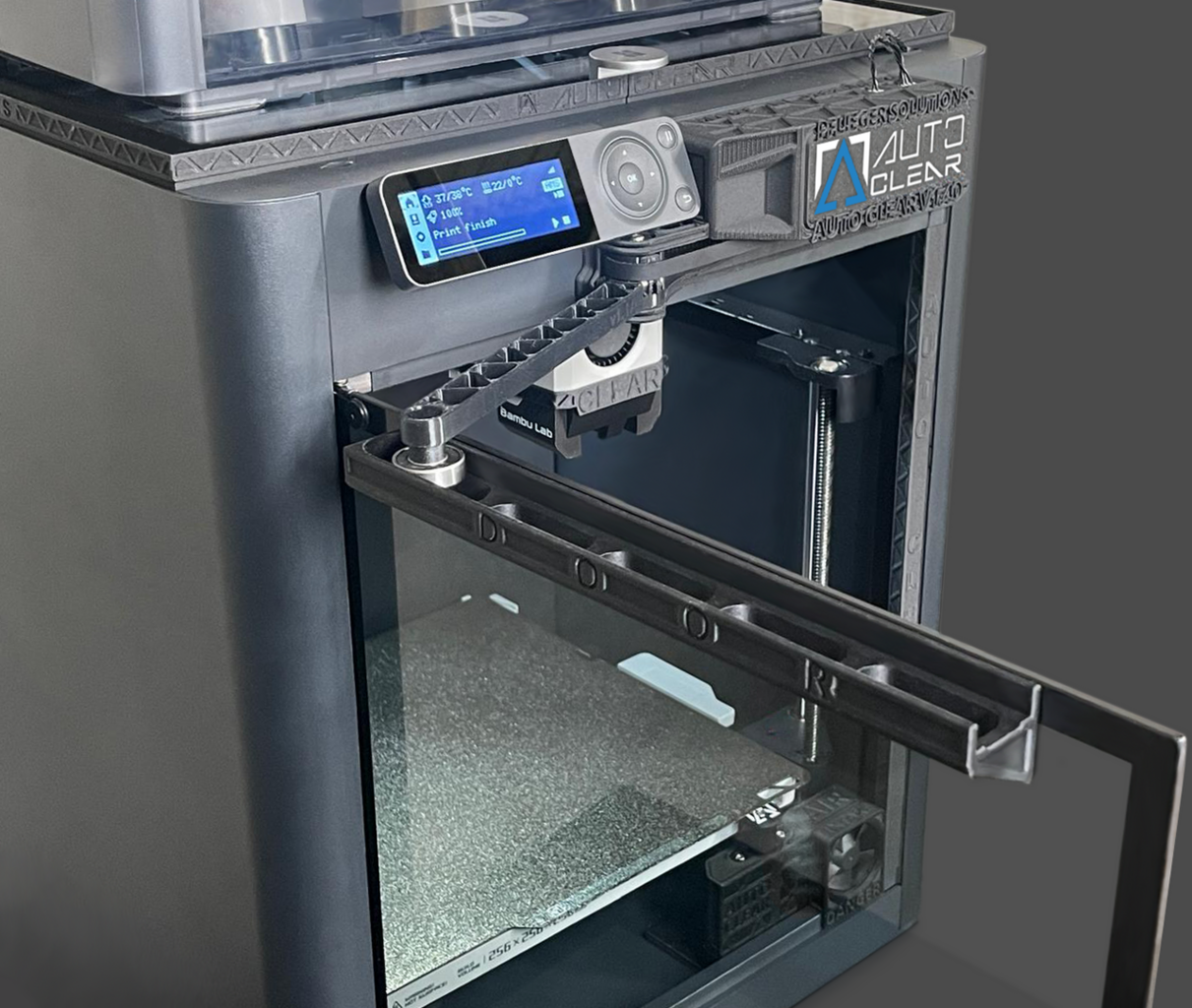 Pflieger Solutions  AutoClear One    Smartes Upgrade zur Automatisierung deiner Bambu Lab Druckprozesse!