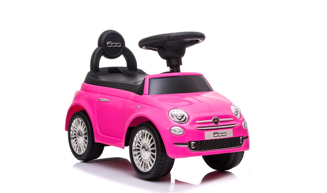 Fiat 500 gåbil pink med musik