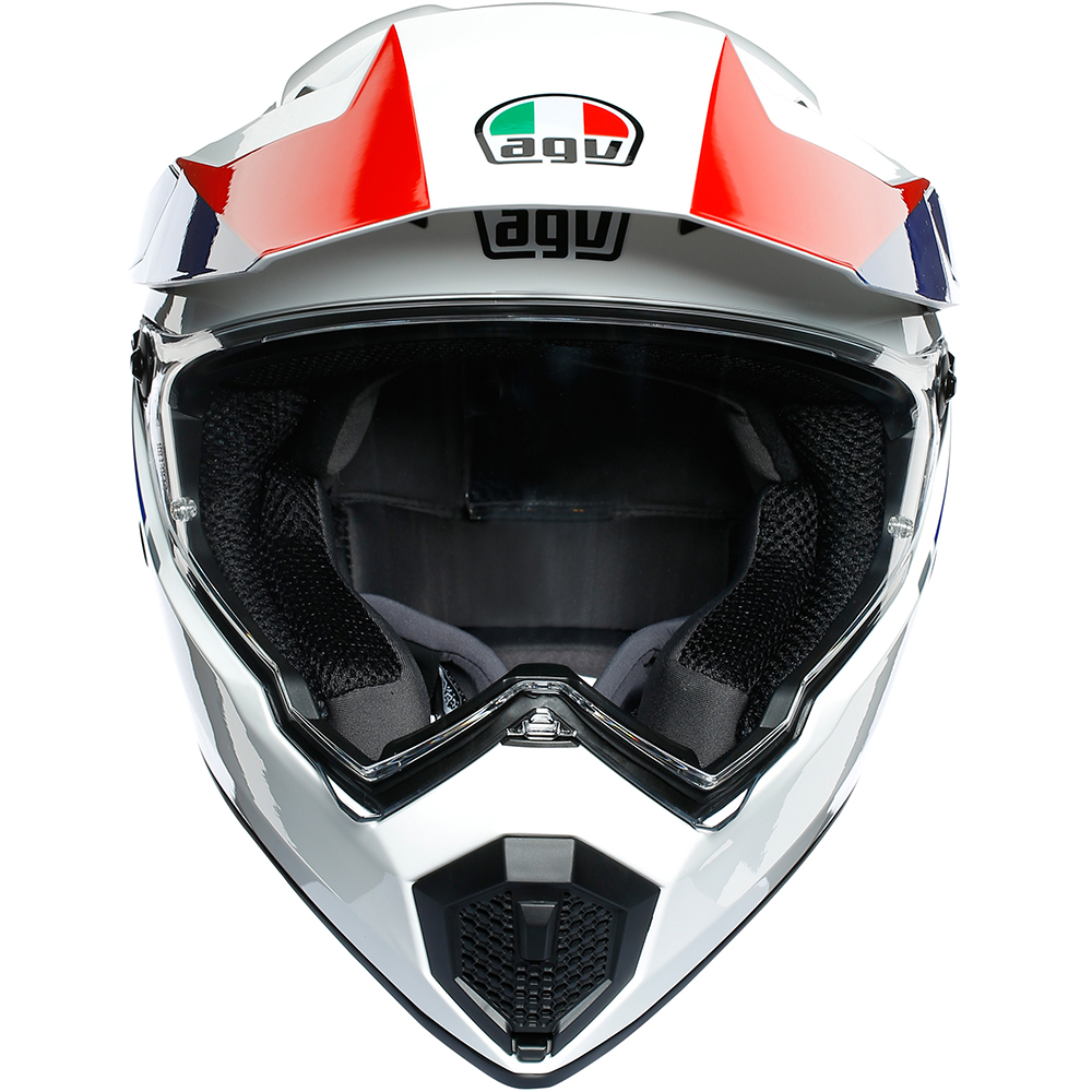 AGV - Casque AX9 Atlante Blanc / Bleu / Rouge