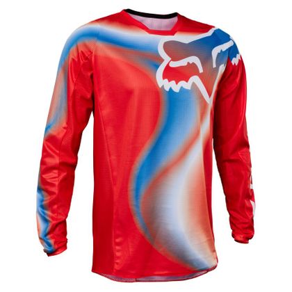 Maillot cross Fox 180 TORSYK 2024 - Rouge / Noir