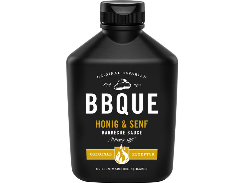 BBQUE BBQ Sauce Honig & Senf 400 ml Barbecue Sauce mit Honig und Senf