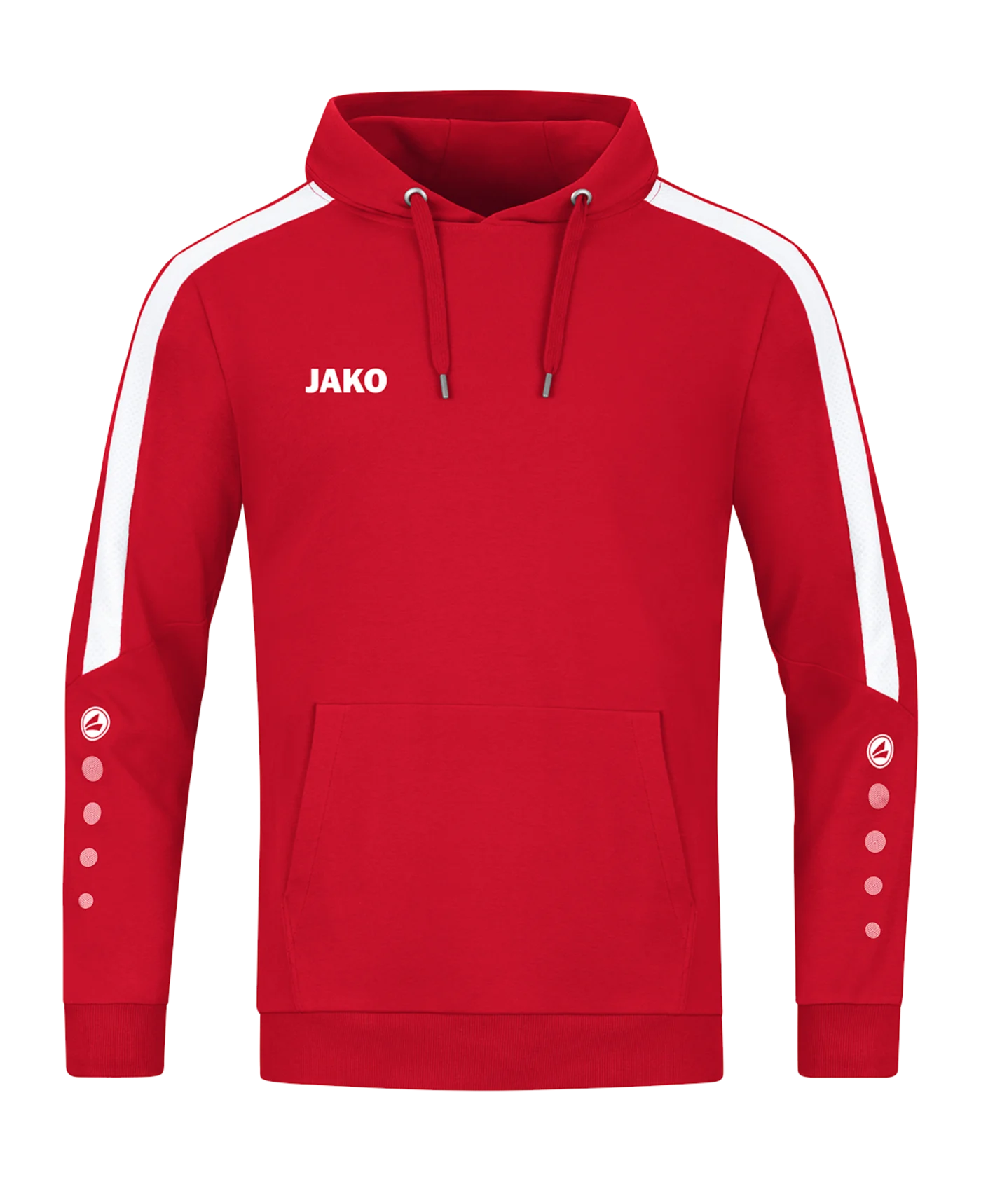 JAKO Power Hoody Rot Weiss F100