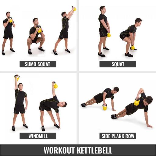 Kettlebell de vinil da Gorilla Sports