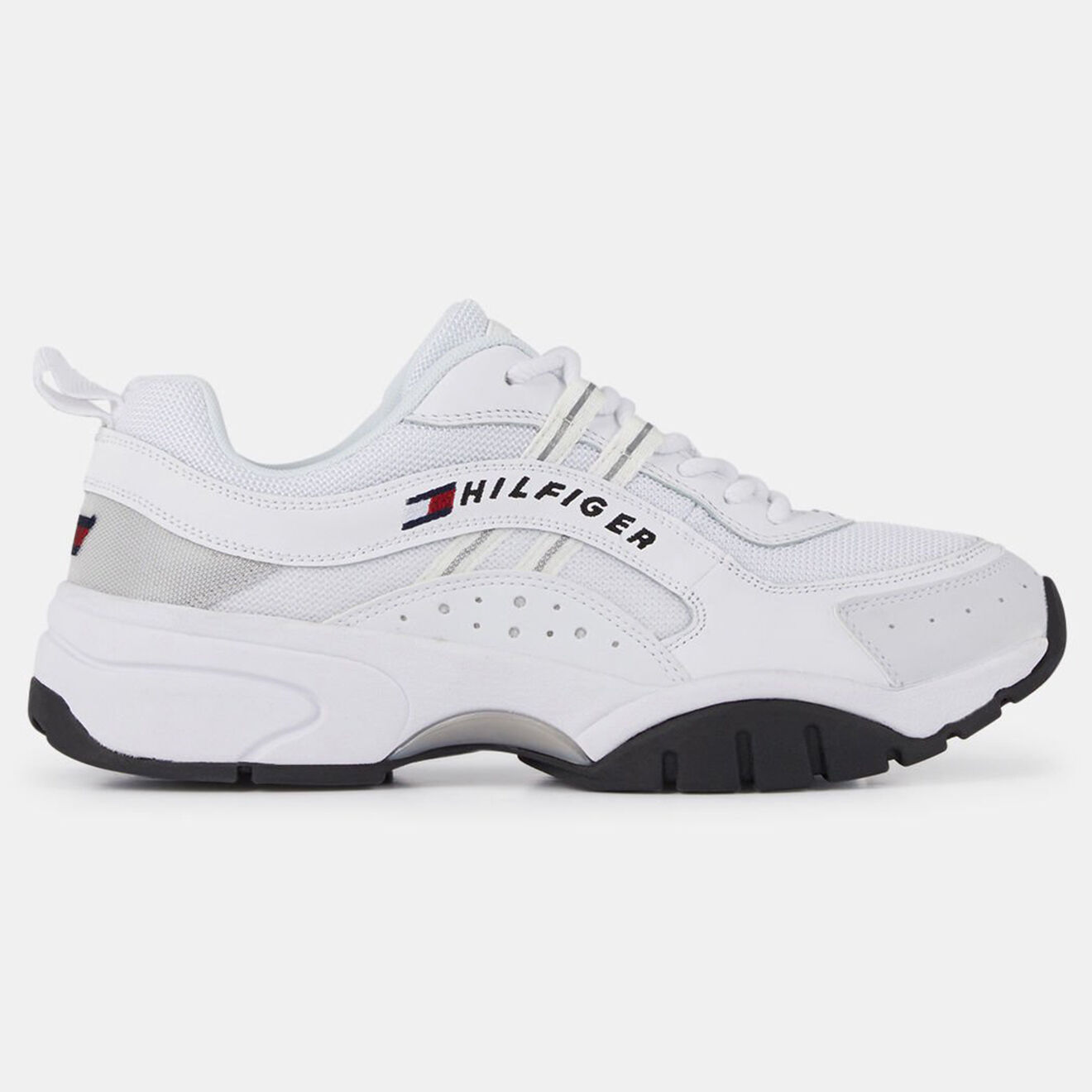 Tommy Hilfiger Baskets en Cuir Runner blanches
