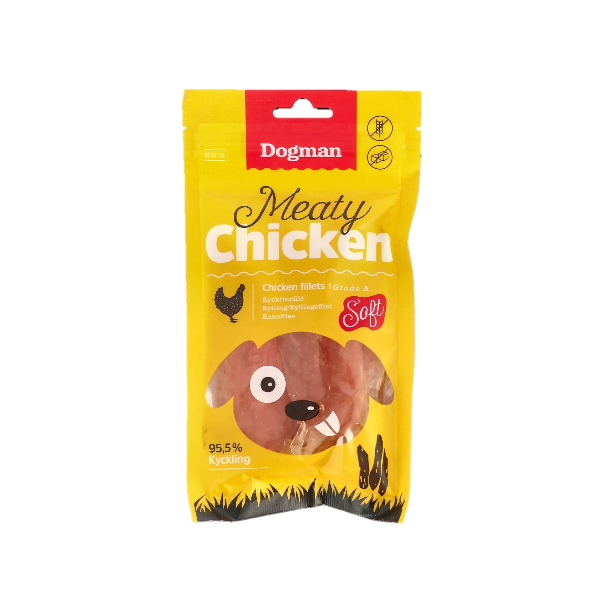 Dogman Kyllingfilet myk, 80g 80 g