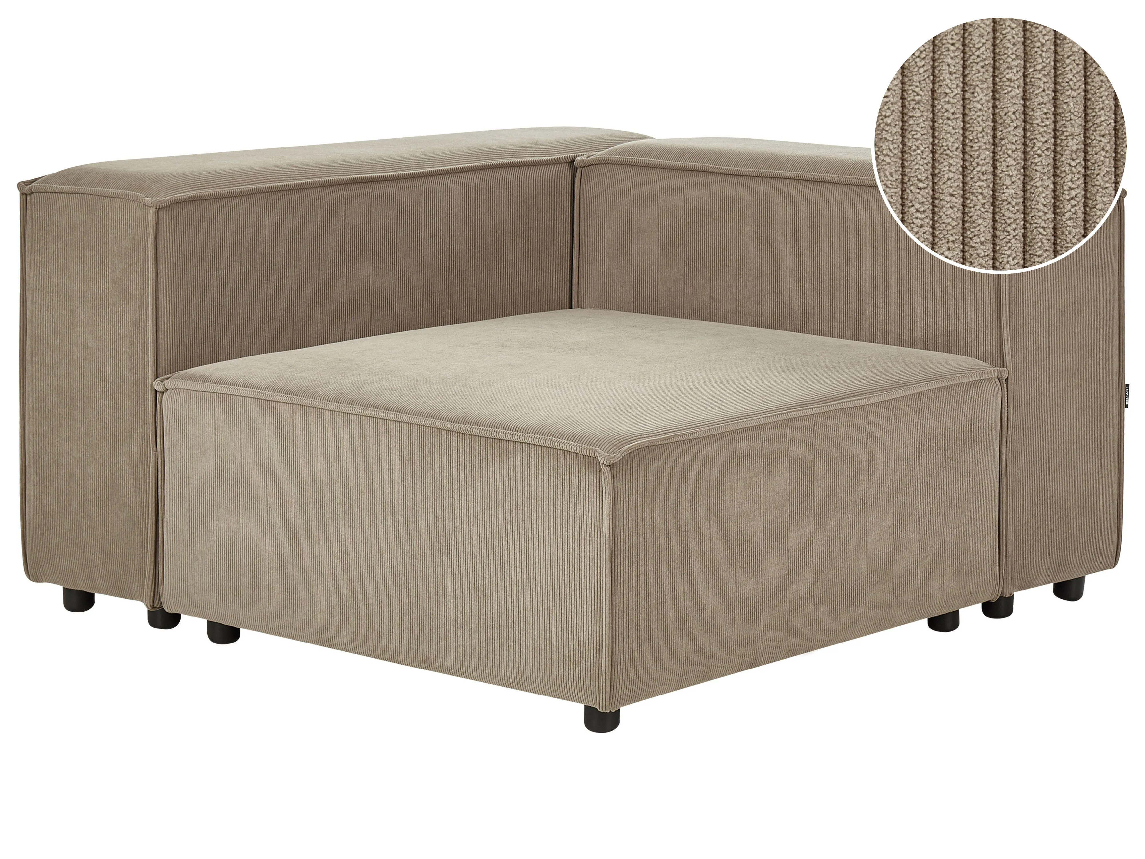 Hoekmodule APRICA Corduroy Bruin