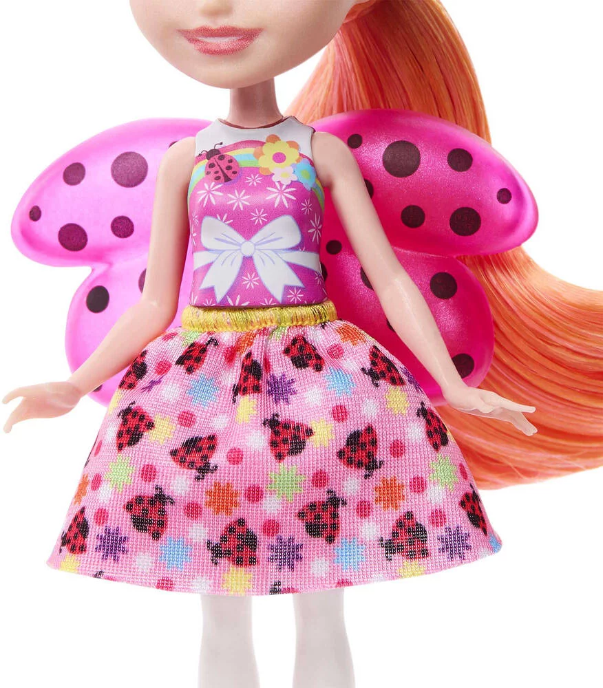 ENCHANTIMALS - BETES CITADINES - POUPEE COCCINELLE ET FIGURI