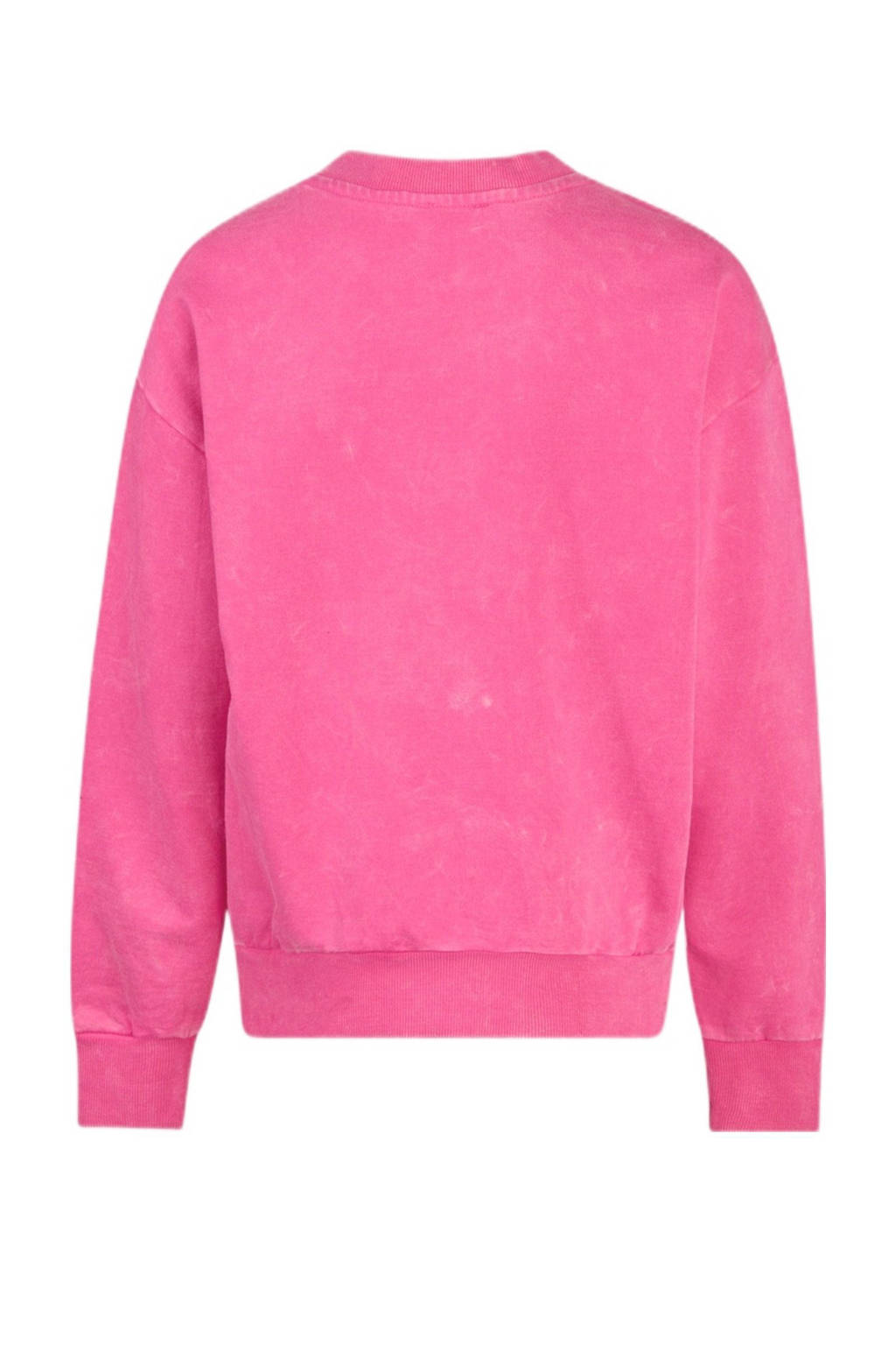 Shoeby sweater met printopdruk roze