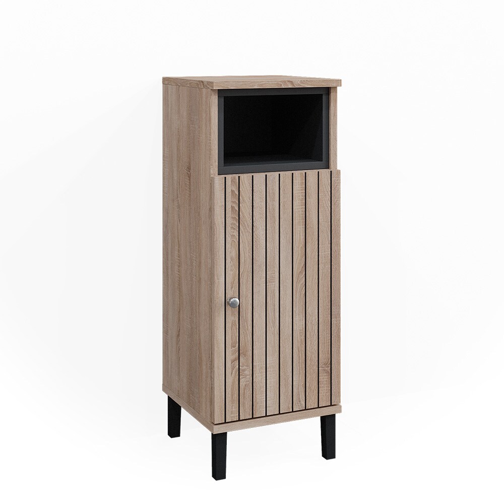 Vicco Midischrank Aquis 30 x 86,8 cm, Sonoma Anthrazit, Badezimmer, modern