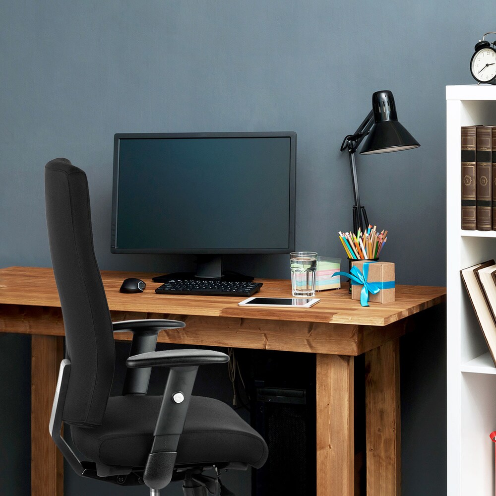 Profi Bürostuhl PRO-TEC 300 Stoff mit Armlehnen (höhenverstellbar) hjh OFFICE