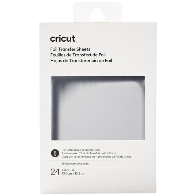 Cricut Transfer Foil Sheets 10x15 cm (silver)