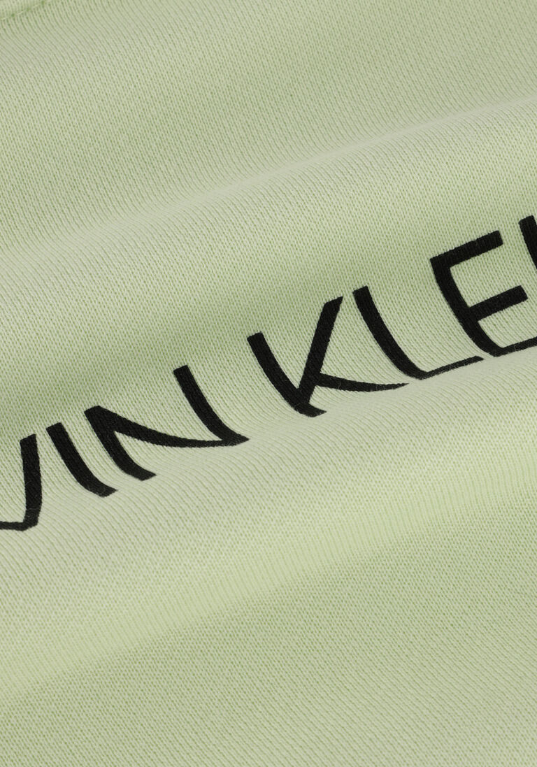 CALVIN KLEIN groene calvin klein trui institutional logo sweatshirt
