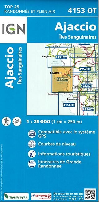 IGN - TOP25 4153OT AJACCIO 1 25 000