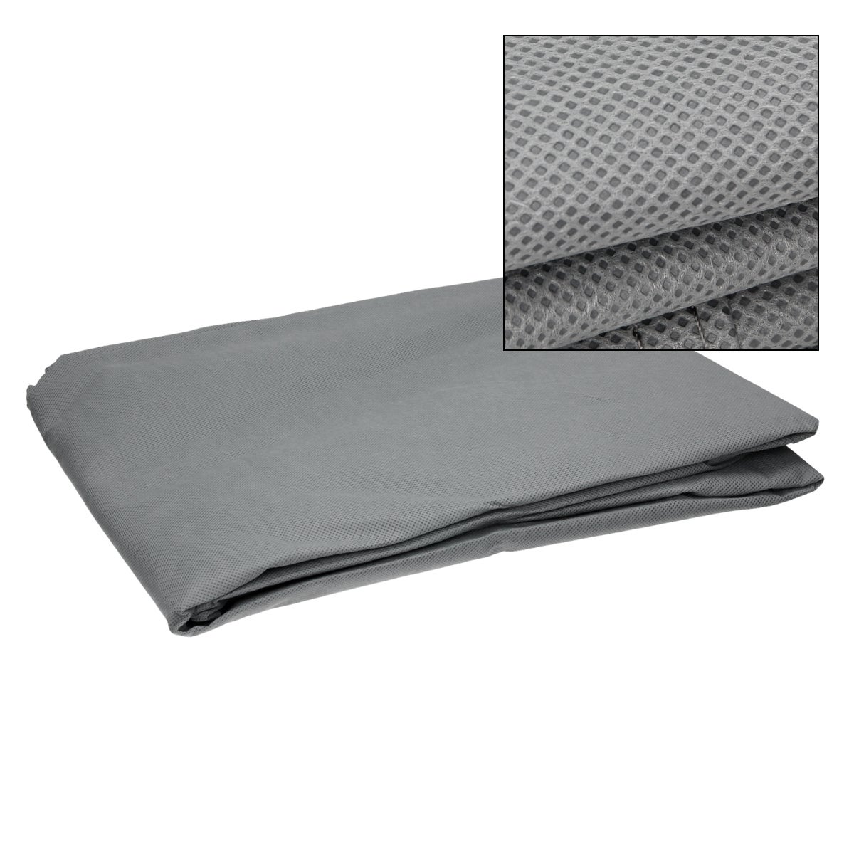 ECD Germany Hardtop Stand met 4 vergrendelbare wielen incl. hoes - Zwart - Gemaakt van gepoedercoat staal - Hardtop Stand Hardtop Houder Opbergtrolleyhoes Beschermhoes