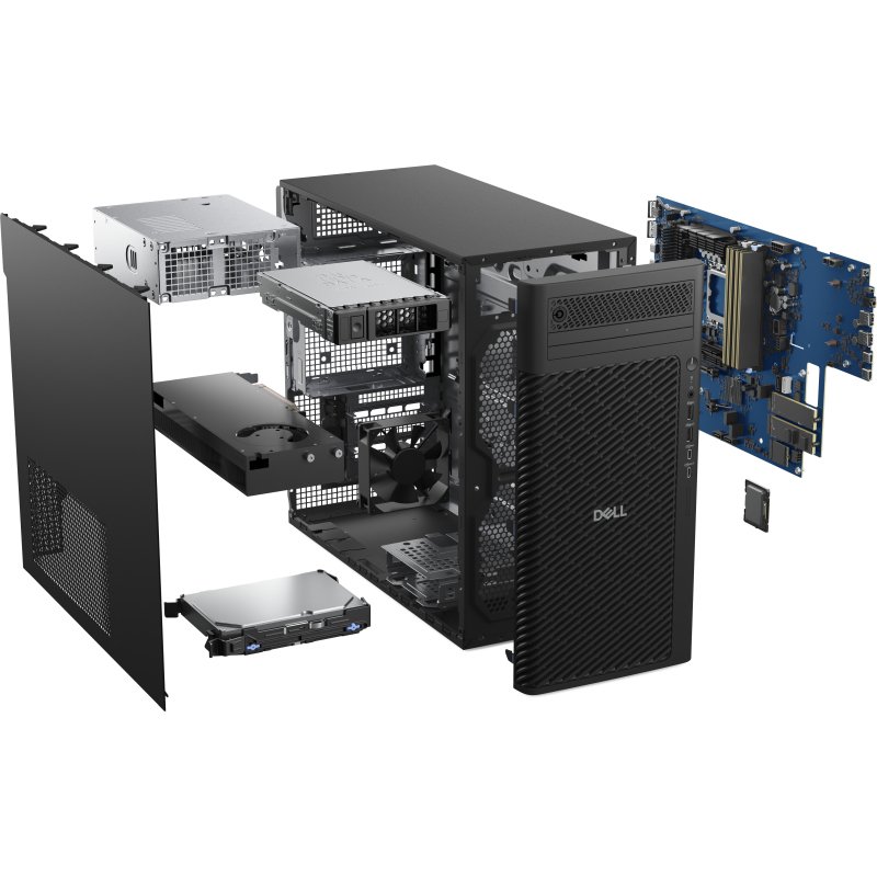 DELL Pro Max FCT2250 T2 Intel Core Ultra 9 285K 64 Go DDR5-SDRAM 1 To SSD NVIDIA RTX 4000 Ada Windows 11 Pro Tower PC Noir
