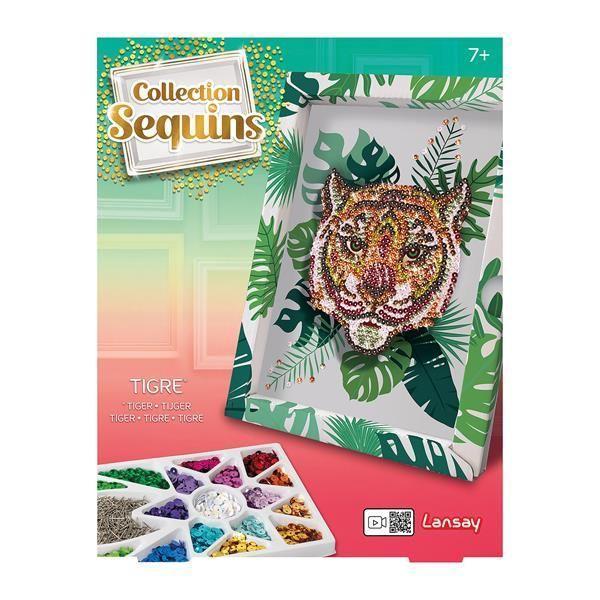 Lansay Collection Sequins Paillettenkunst Tiger