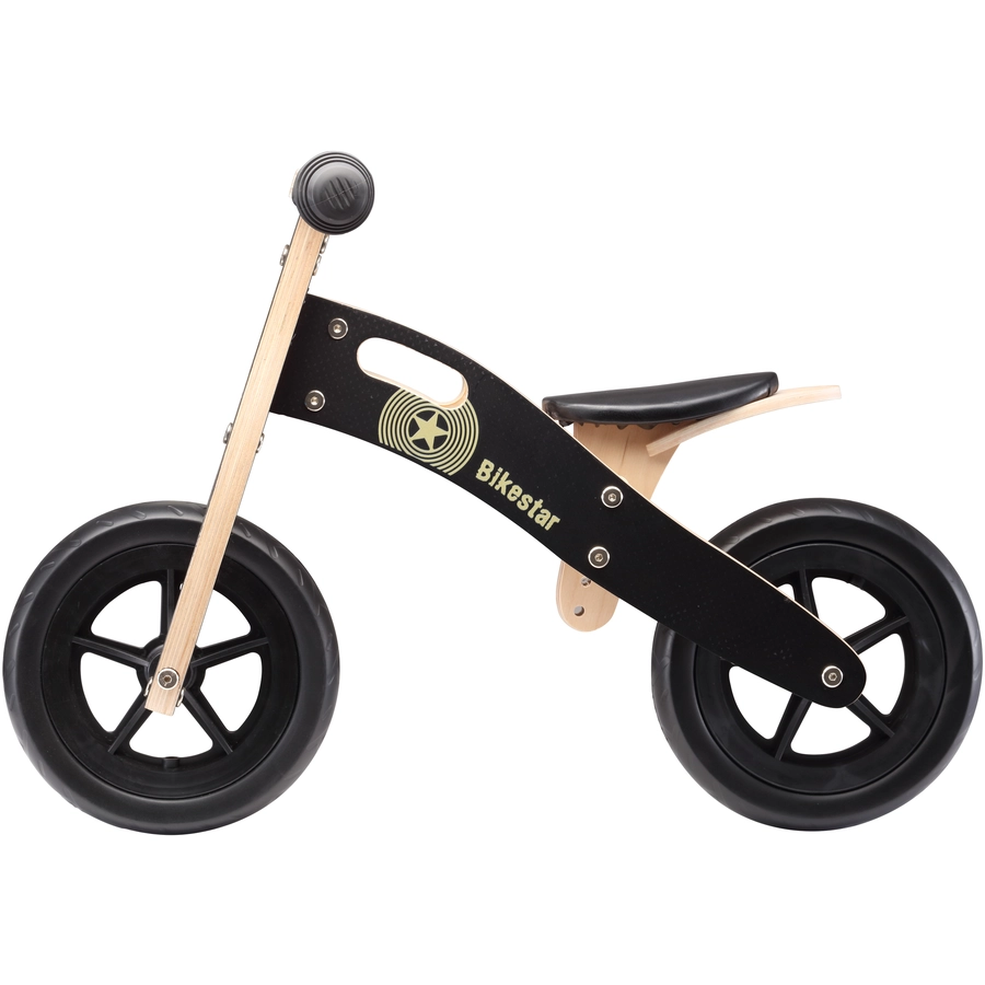 Bikestar Laufrad 10 Zoll Holz schwarz