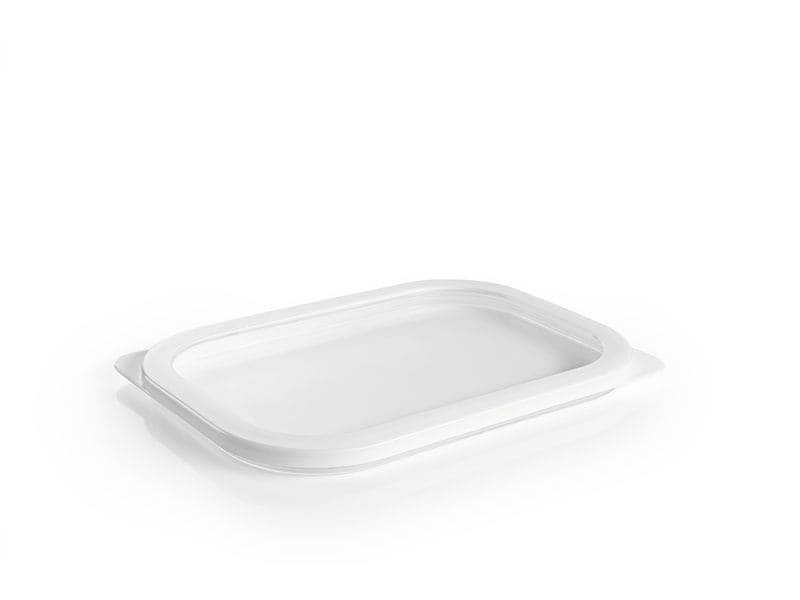 GOURMETmaxx Vorratsbehälter 4-teilig, Weiss/Transparent Frischhaltedosen für Kühlschrank