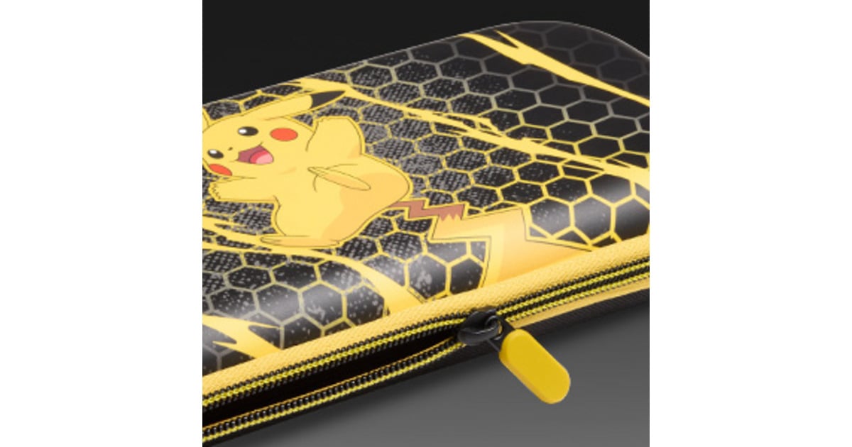 PowerADunne beschermhoes voor Nintendo Switch 2 - Pikachu-storm tas  (Zwart/geel)