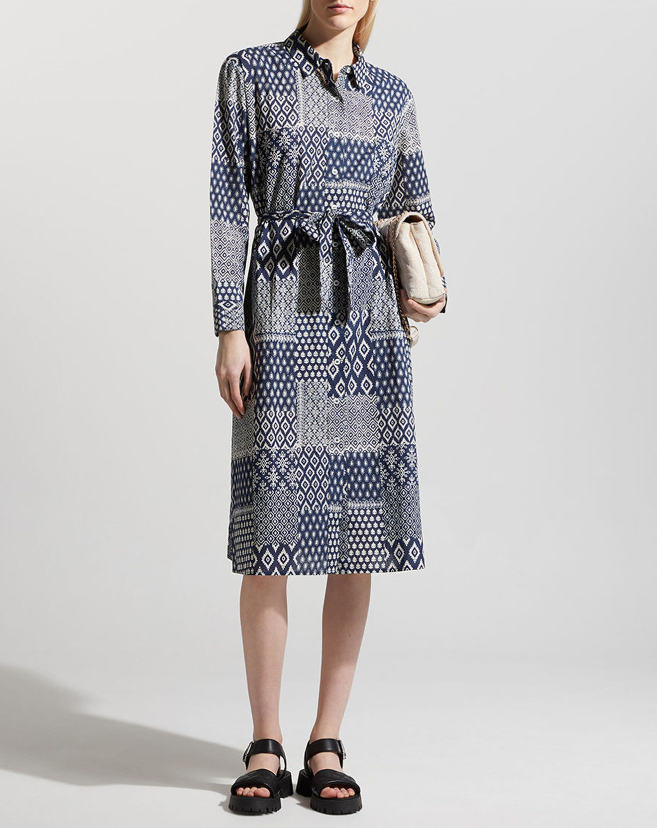Jodhpur Robe Ramelia indigo/blanc
