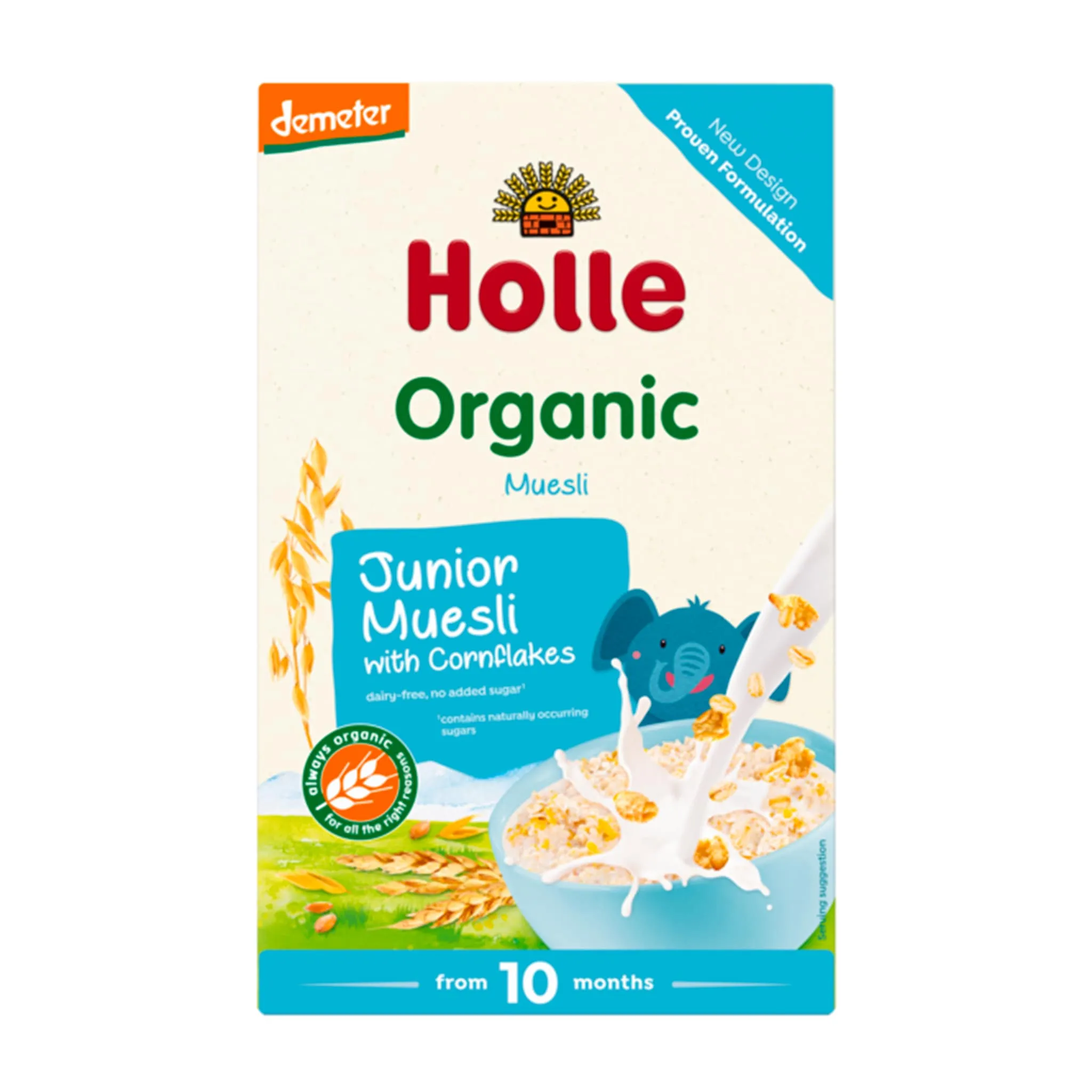 Holle Muesli Multigrain Bio avec Cornflakes (À partir de 10 mois)