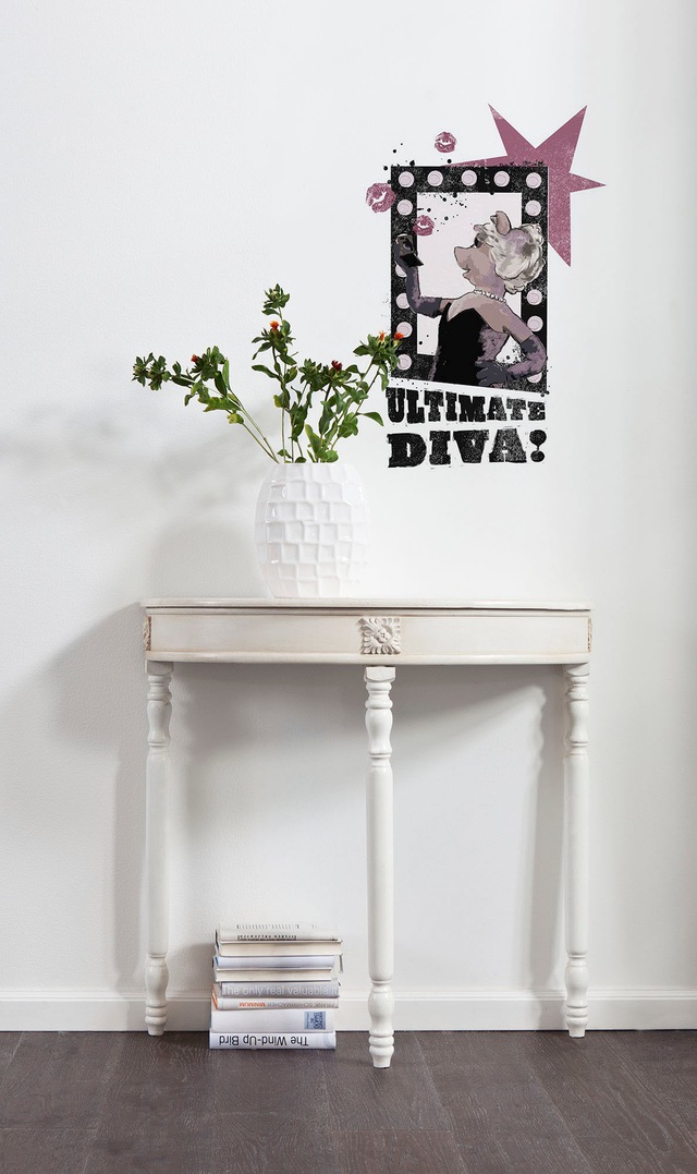 Komar Wandtattoo »Muppets Ultimate Diva - Grösse 50 x 70 cm« selbstklebend, Wandsticker, Kinderzimmer