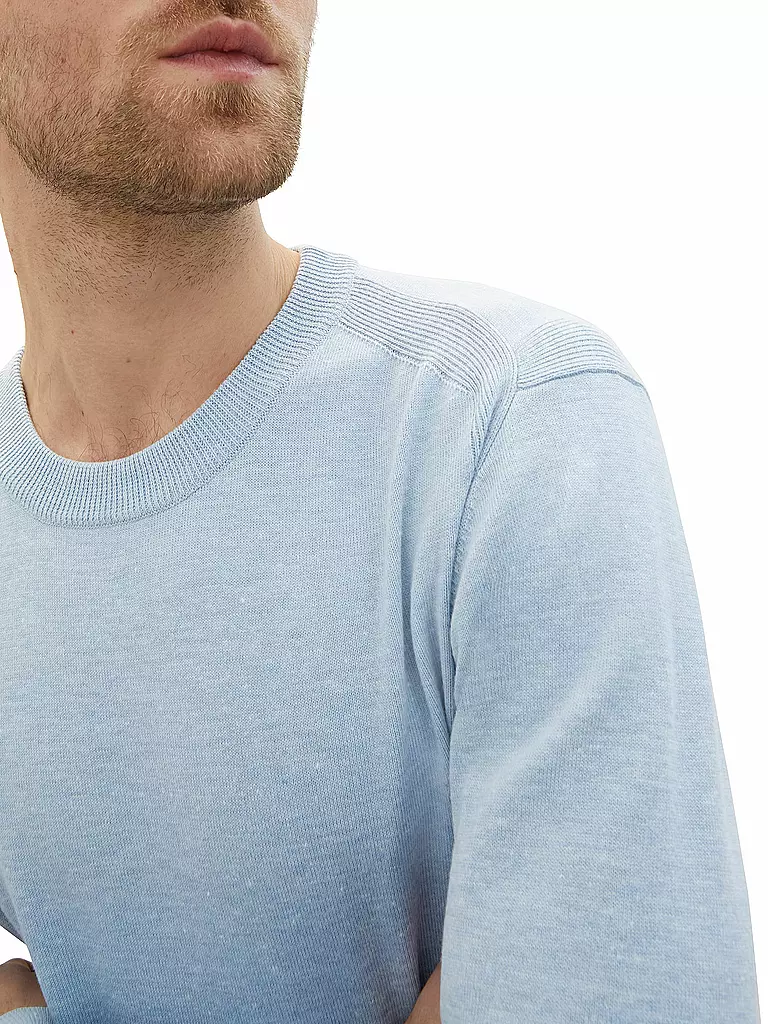 TOM TAILOR Pullover Regular Fit hellblau