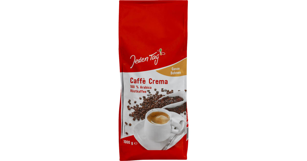 Jeden Tag Caffè Crema ganze Bohne