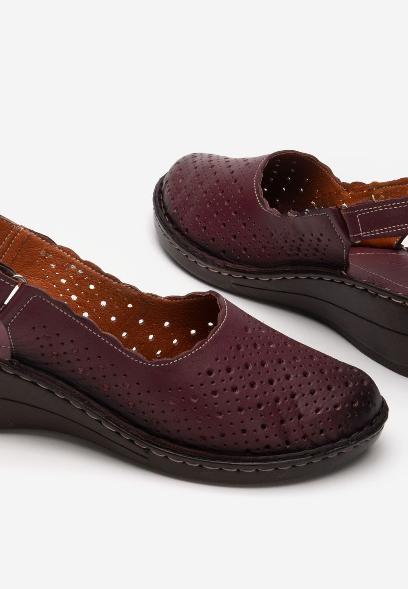 Chaussures casual femme bordeaux Georgia bordo