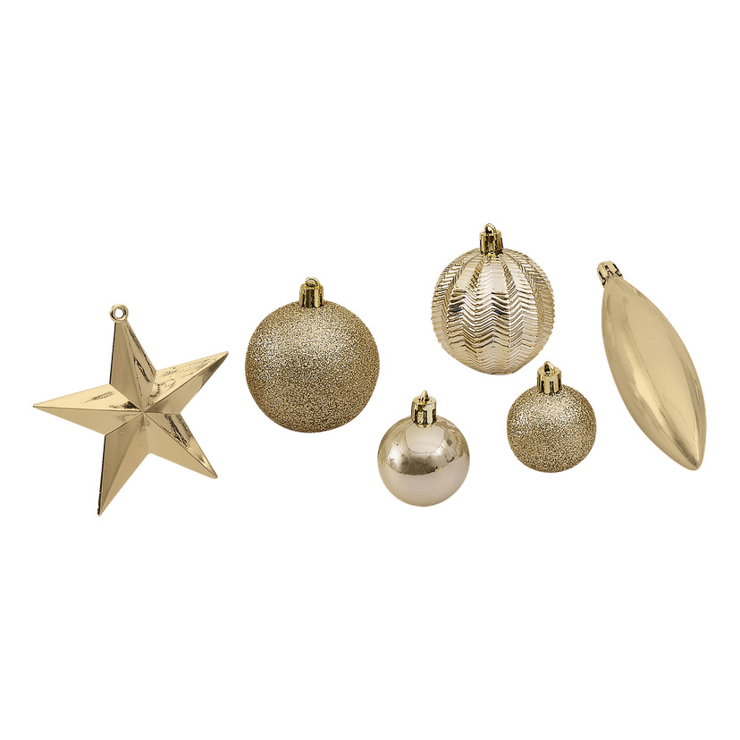 Juletrepynt 60 deler