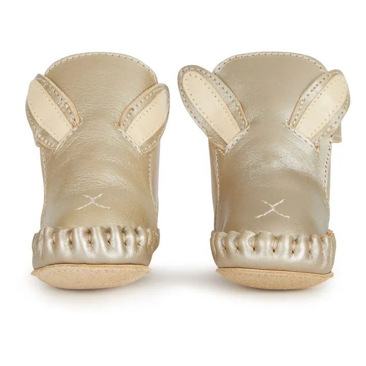Donsje Chaussons Fourrés Kapi Lapin x Smallable | Doré