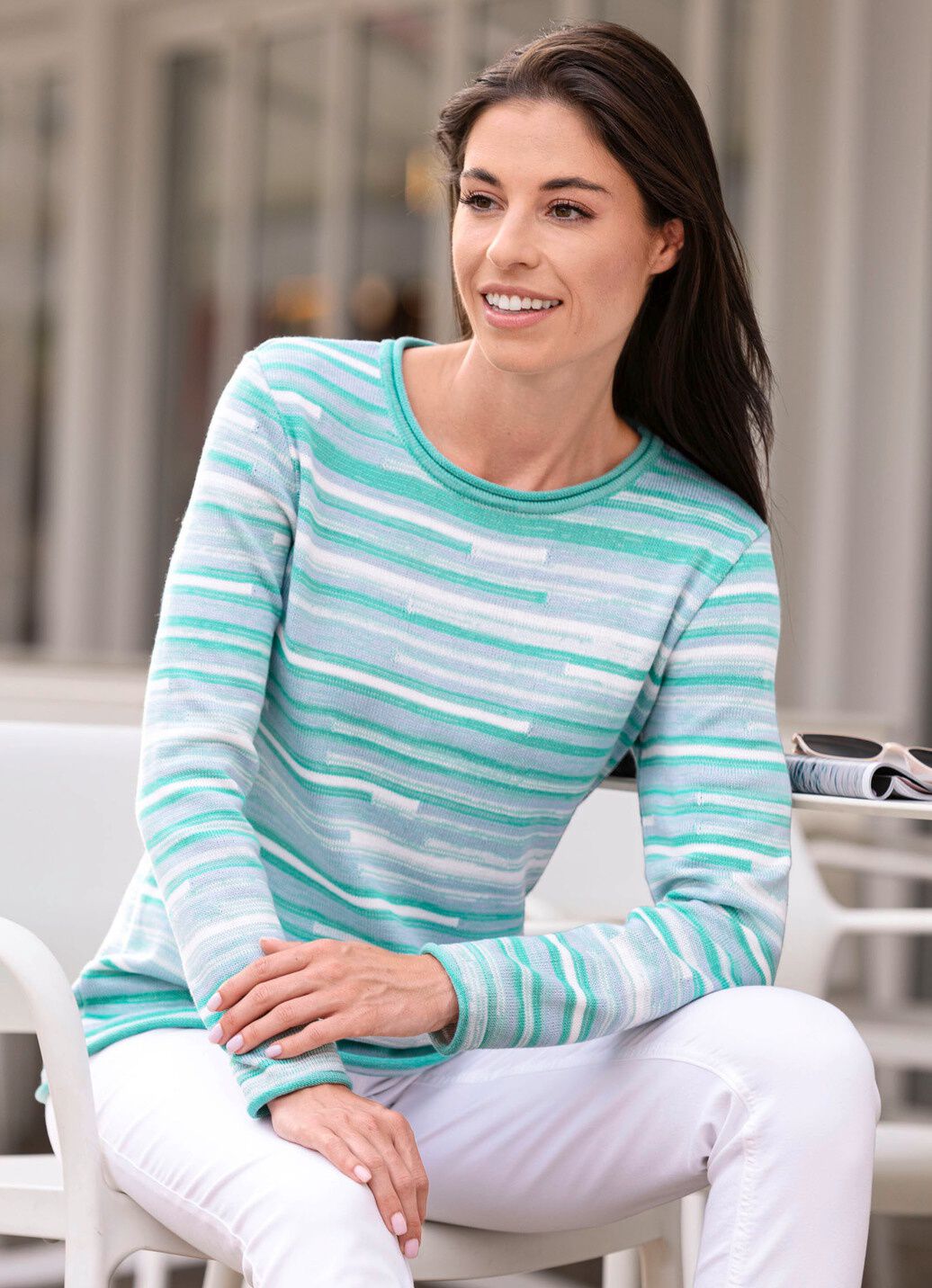 Pullover mit Farbverlauf