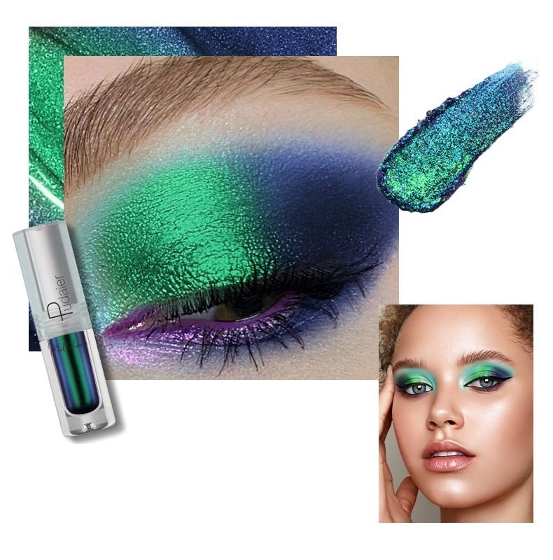 Pudaier - Multi-Chrome Liquid Shimmer Eyeshadow - 19 kleuren