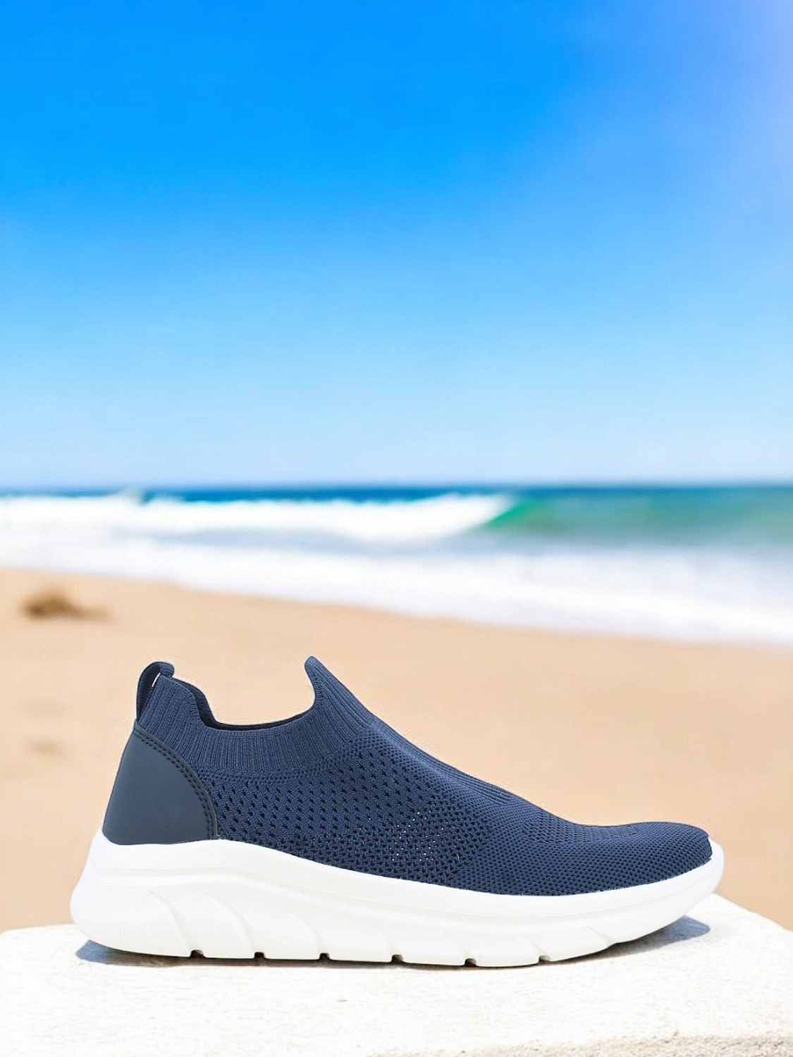 Rugged Gear Sock Shoes Navy Blue