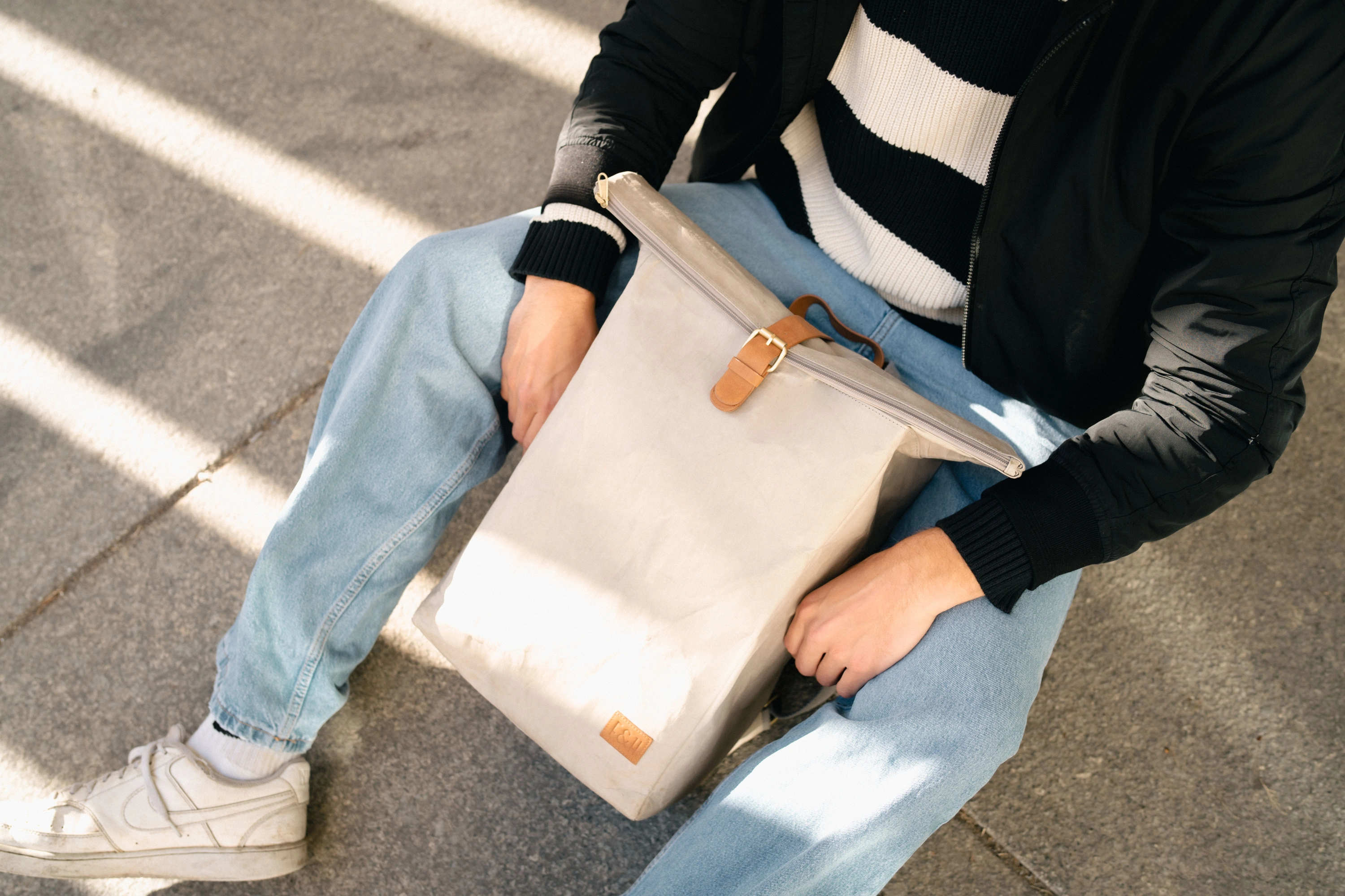 Fitz & Huxley Kraftpapier-Rucksack KRAFT (Typ: 12l)