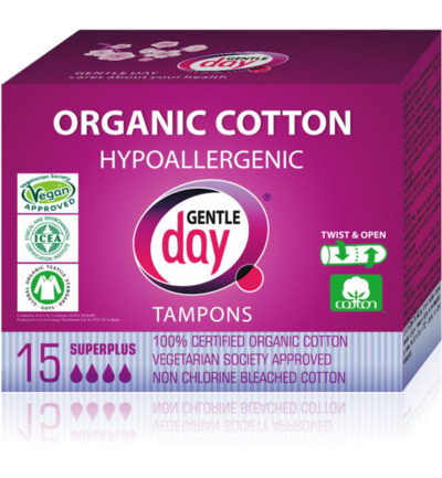 Gentle Day Tampon super plus (15 stuks)