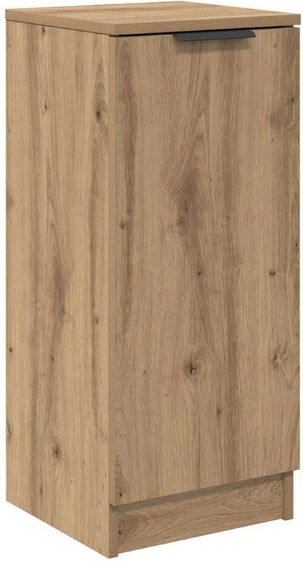 vidaXL - Dressoir - Eikenkleurig - 30 x 30 x 70 cm - Bewerkt Hout