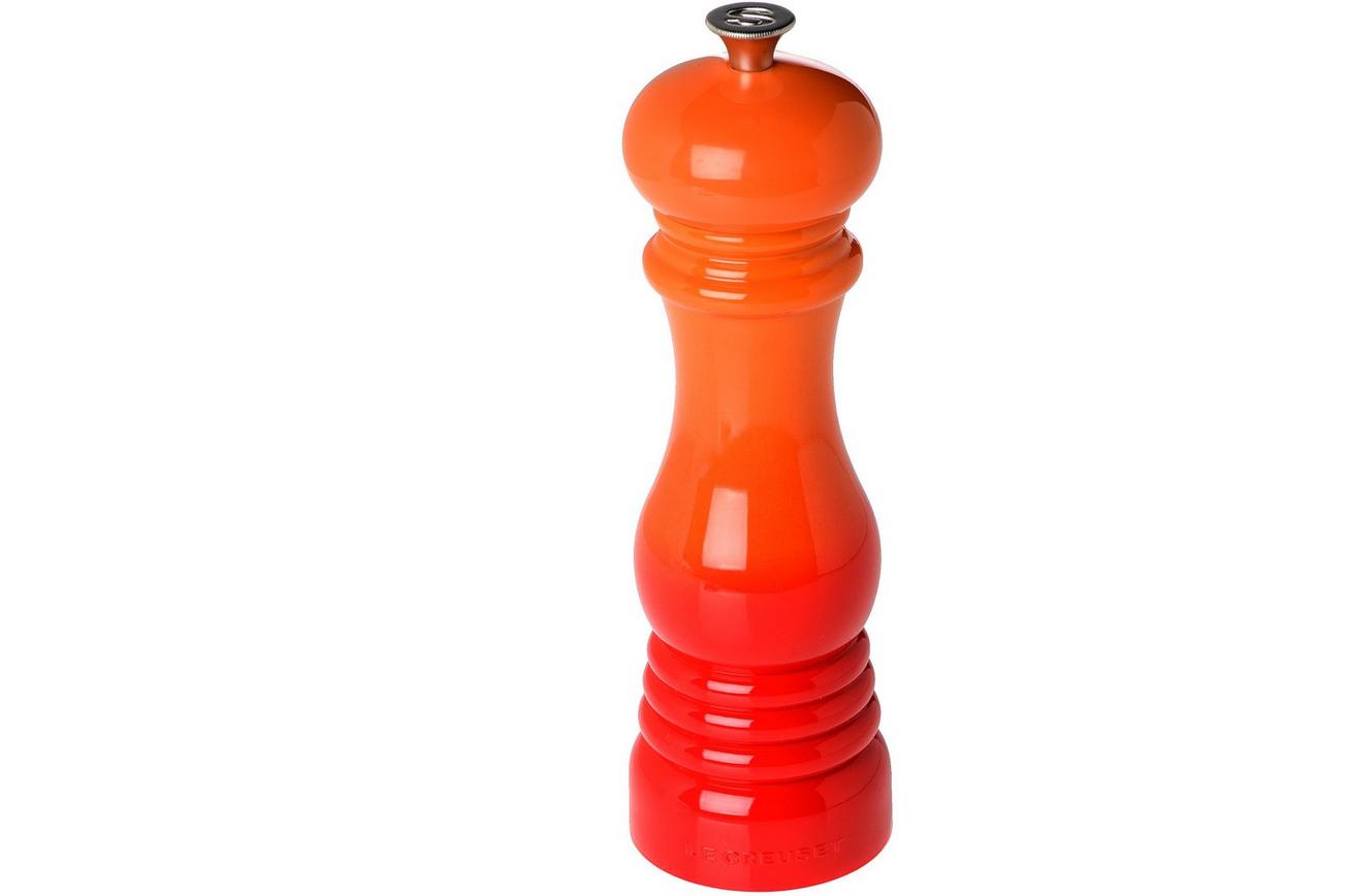 Le Creuset zoutmolen oranje-rood 21 cm