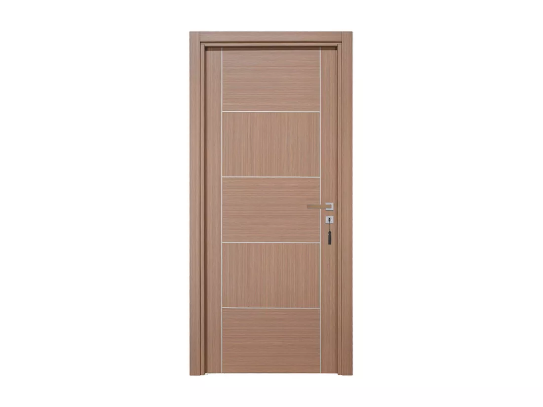 Bloc-porte pose fin de chantier collection Premium Casoar, H.204 x l.93 cm, aspect chêne gris, réversible