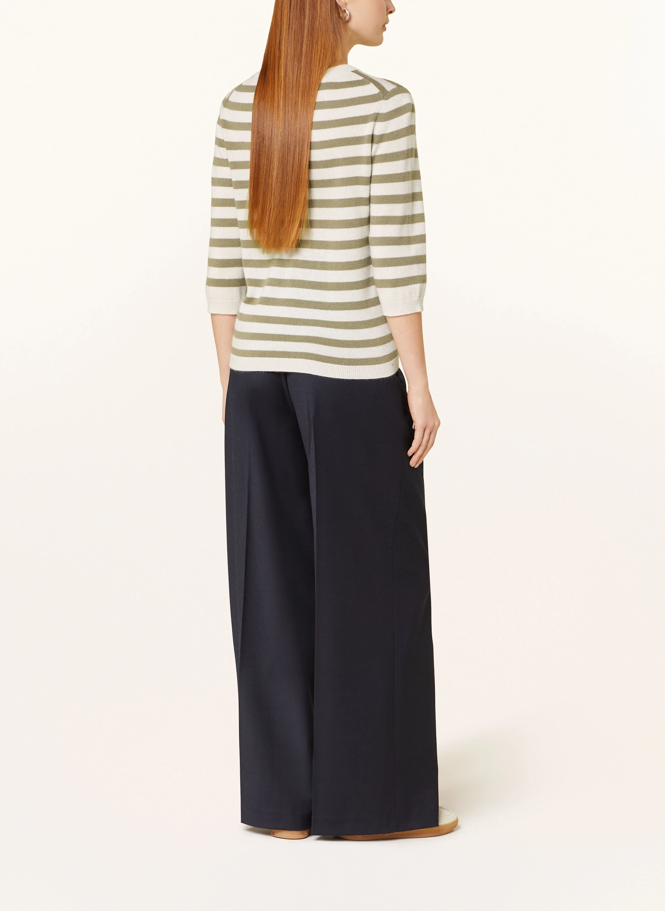 darling harbour Cashmere-Pullover mit 3/4-Arm