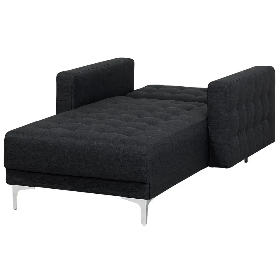 ABERDEEN - Chaise longue - Grijs - Symmetrisch - Polyester