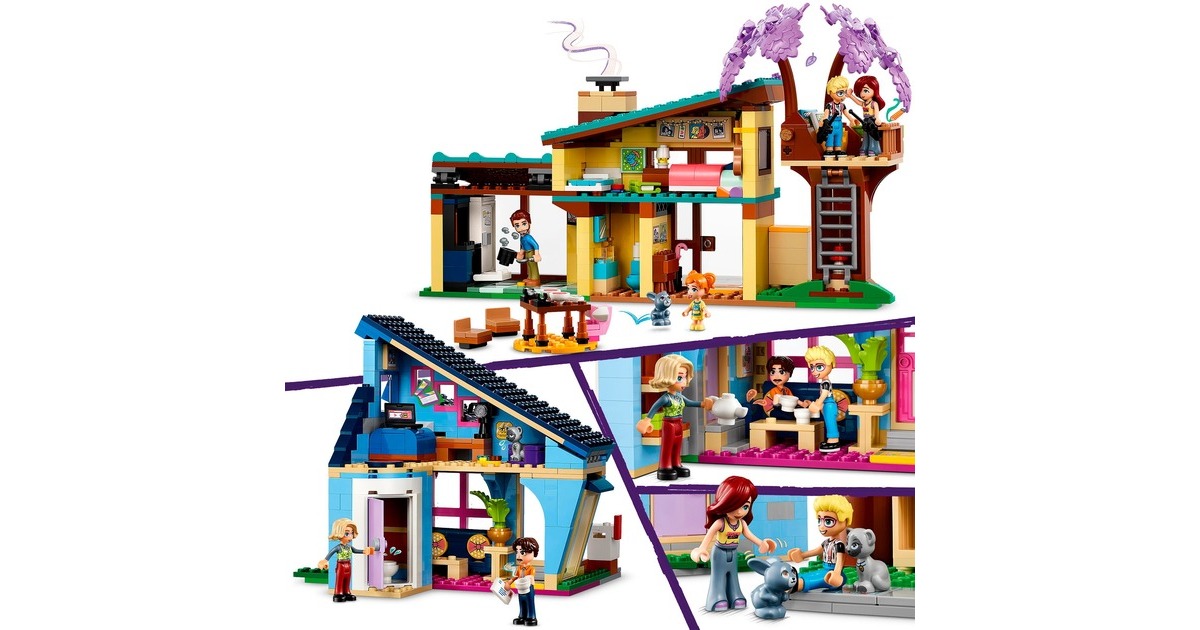 LEGOFriends - Olly en Paisley's huizen Constructiespeelgoed  (42620)
