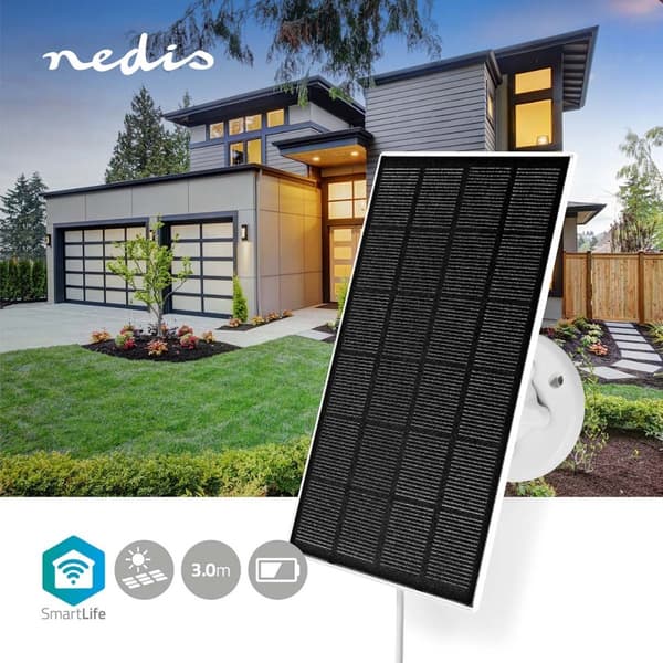 Nedis Solfanger | 5.3 V DC | 0.5 A A | USB Type-C™ | Kabellengde: 3.00 m | Tilbehør til: WIFICBO30WT / WIFICBO32WT