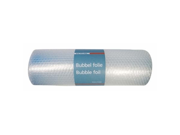 Boblefolie transparent 50 cm x 7m håndrulle