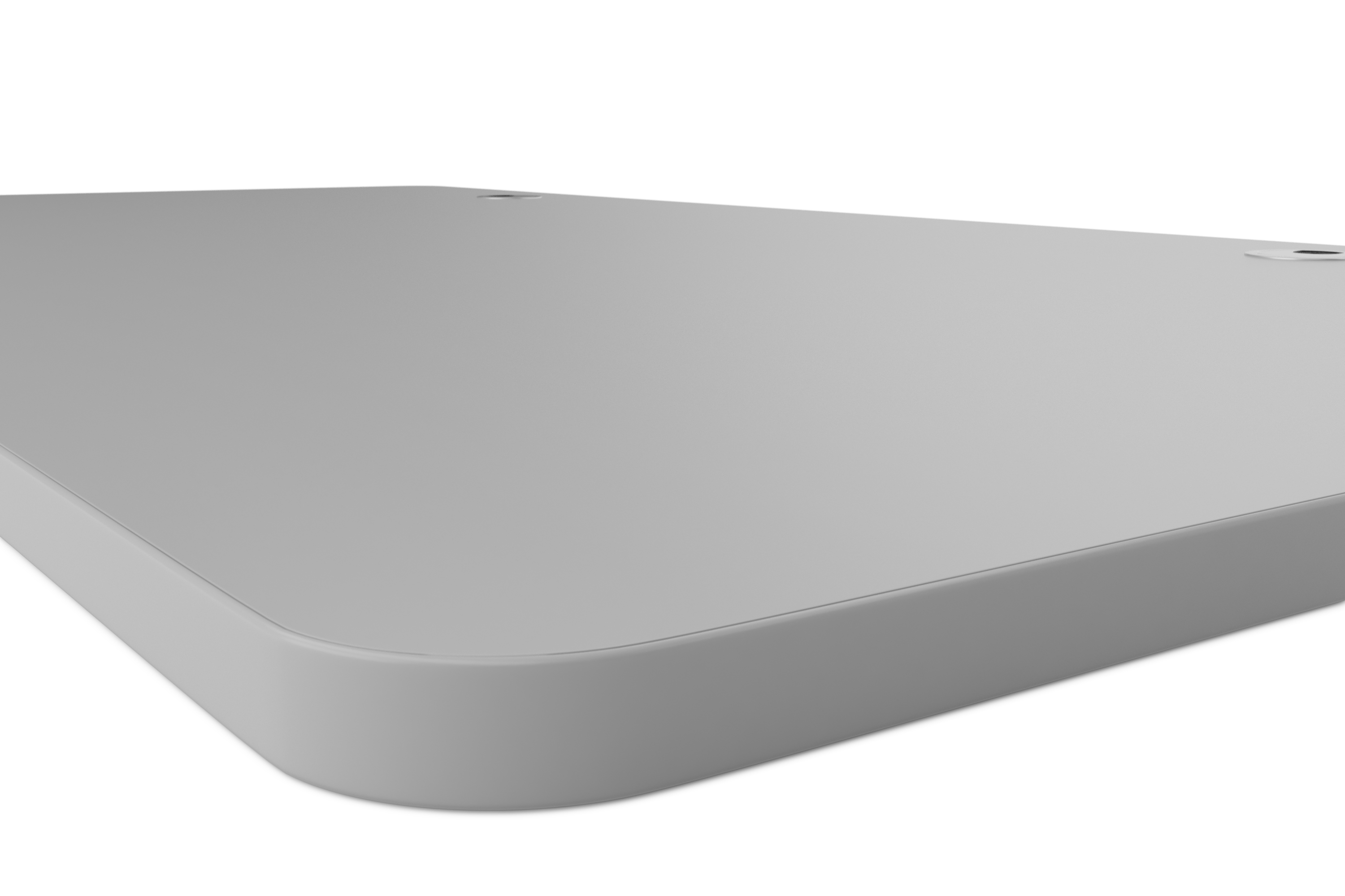 Tischplatte Stehpult mit Kabeldurchlass grau 180 x 90 cm