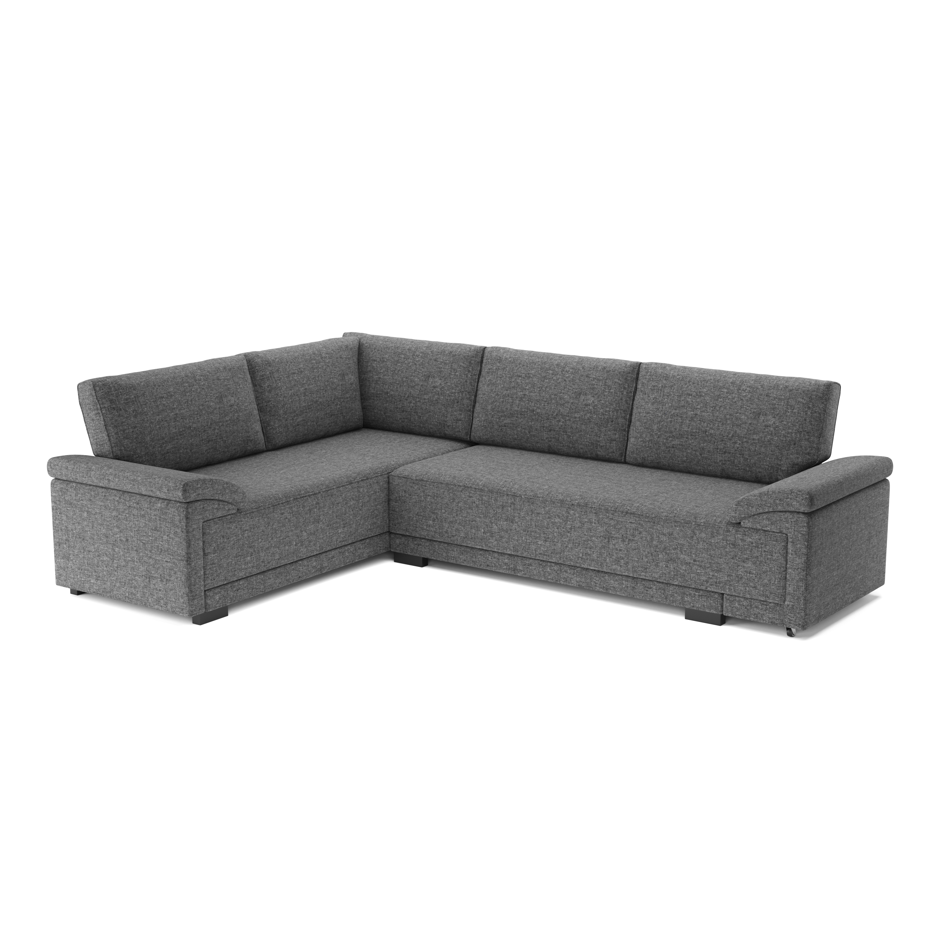 Ecksofa mit Schlaffunktion LYNN links anthrazit