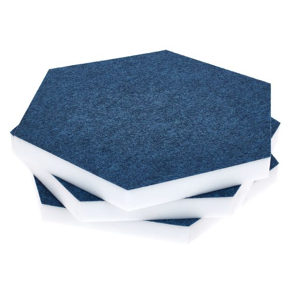 t.akustik Hexagon Melamine Light Blue 25