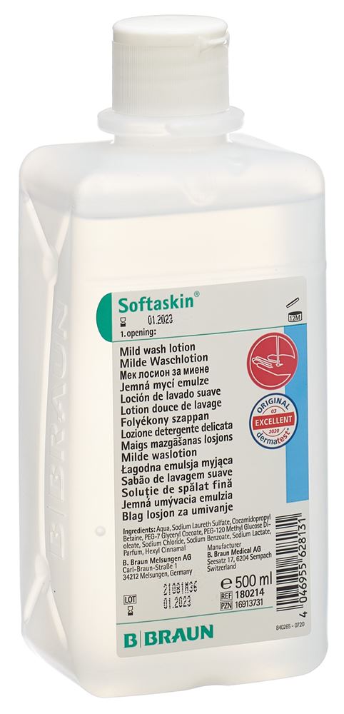 SOFTASKIN Lot EU Faltfl 500 ml<br>500 ml, Faltflasche, Lotion, EU