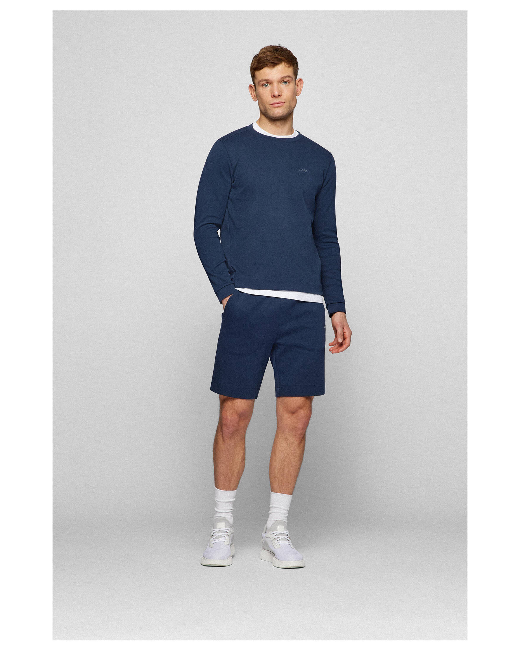 BOSS| Herren Sweatshirt SALBO CURVED